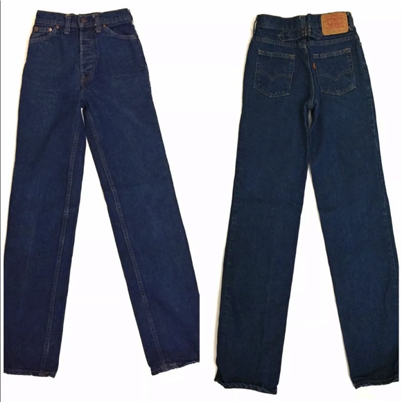 Vintage Levi’s 502 Cinch Buckle Back Orange Tab - Picture 5 of 16